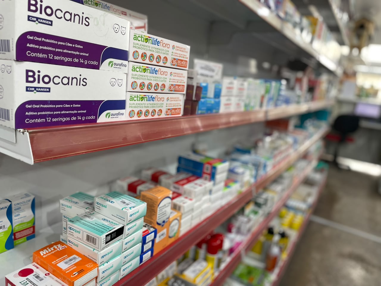 Produtos disponíveis na Unidade Centro